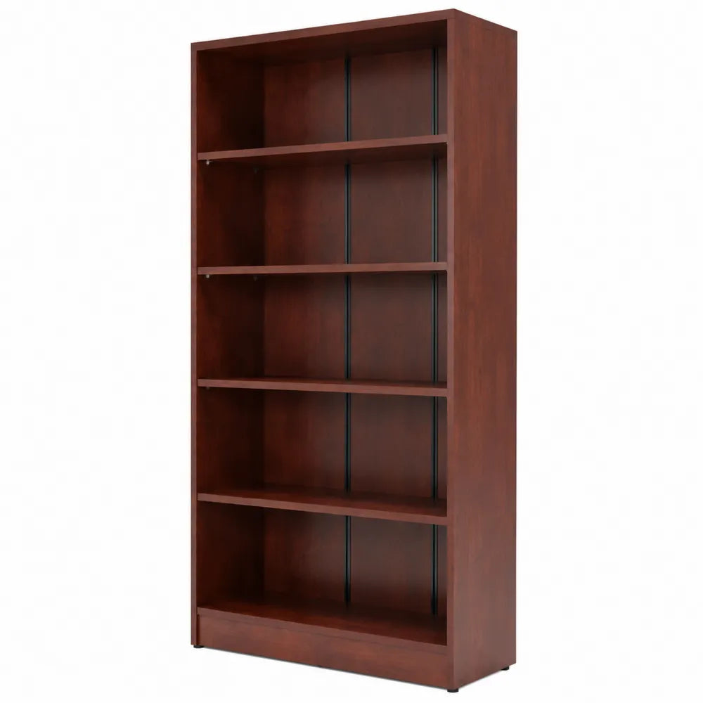Bibliothèque en Bois Massif Marron 180 cm x 90 cm x 30 cm
