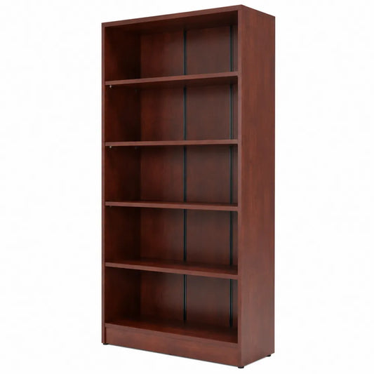 Bibliothèque en Bois Massif Marron 180 cm x 90 cm x 30 cm